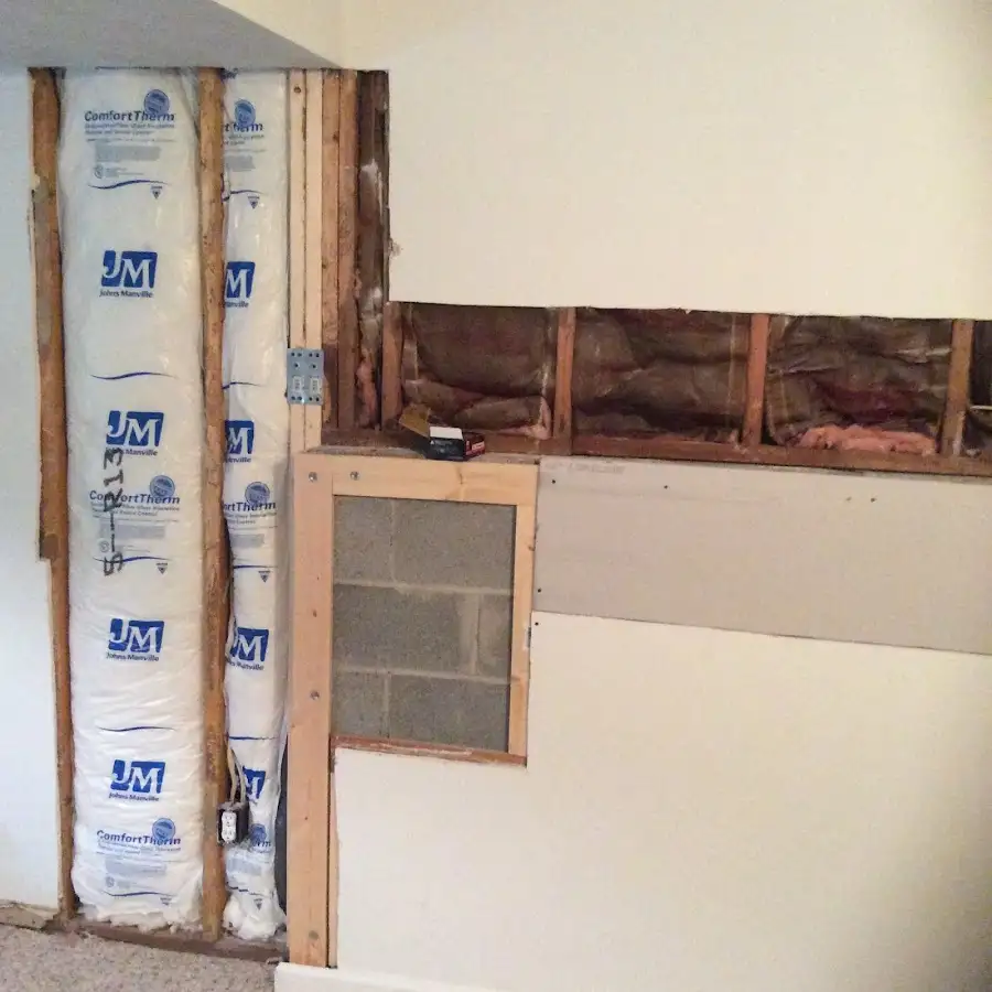 Wall insulation replacement during Contents Cleaning & Restoration in Tanque Verde